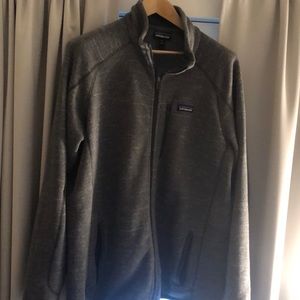 Patagonia Grey Heather Better Sweater XXL Full Zip Up